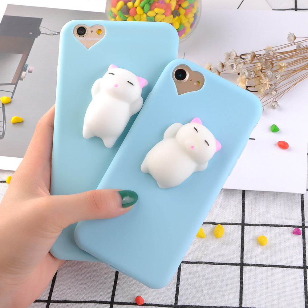 Kawaii 3D Squishy Phone Cases For iPhone - KawaiiMerch.com