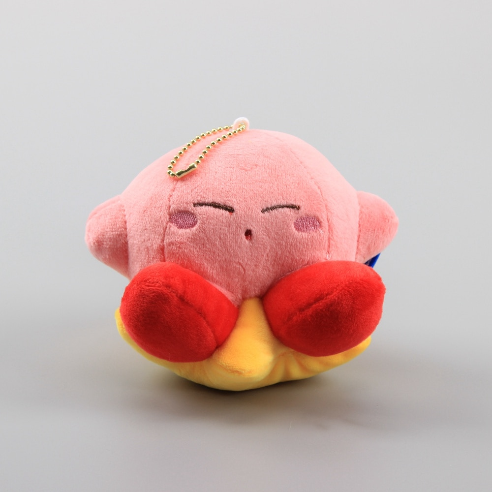 Cartoon Kirby Plush Pendant Keychain - KawaiiMerch.com