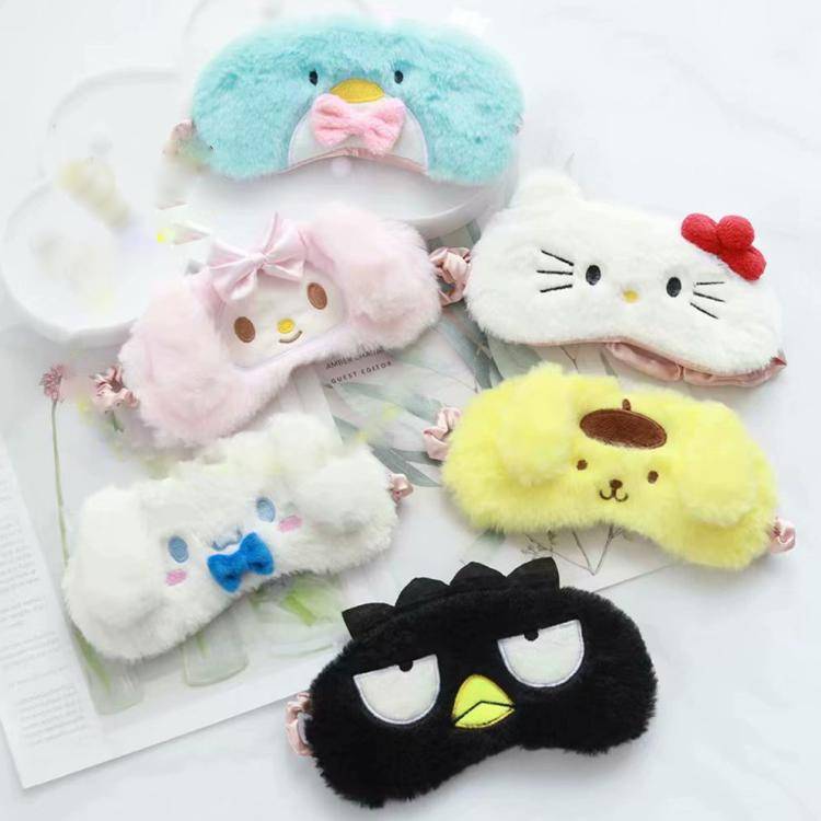 Cartoon Cinnamoroll/My Melody Plush Sleeping Eye Mask