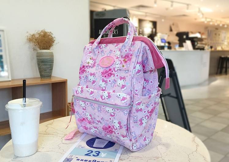 Cartoon Hello Kitty My Melody Printed Travel Bag