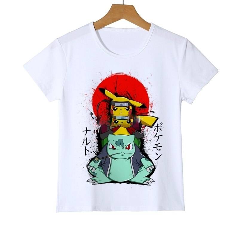 Pikachu Pokemon Cartoon Style Casual T-Shirt
