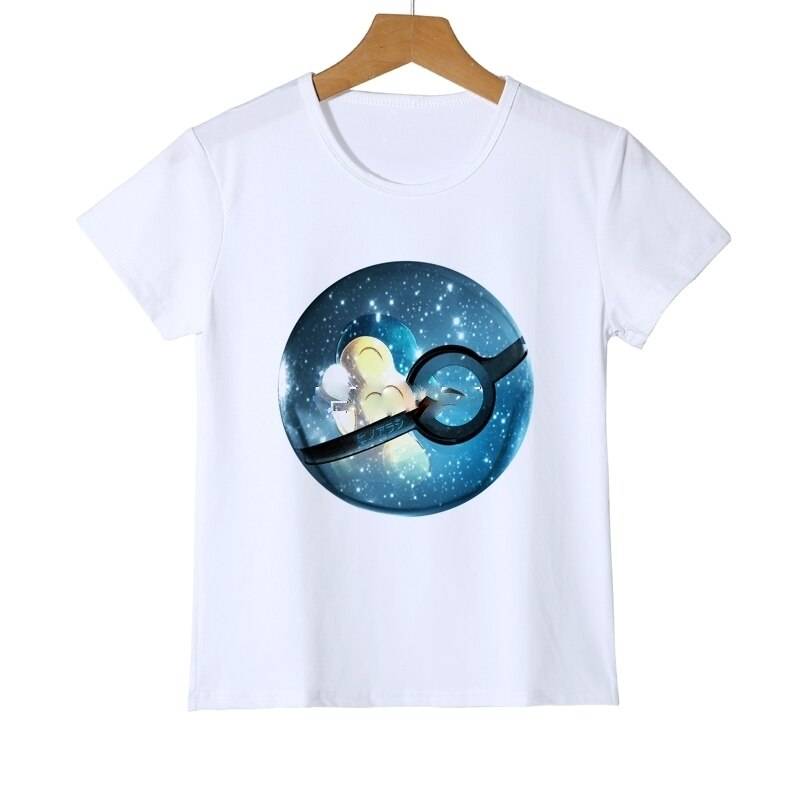 Pikachu Pokemon Cartoon Style Casual T-Shirt
