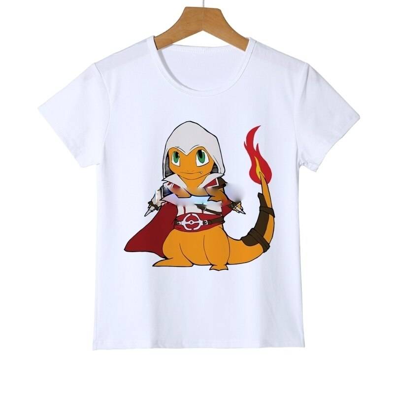 Pikachu Pokemon Cartoon Style Casual T-Shirt