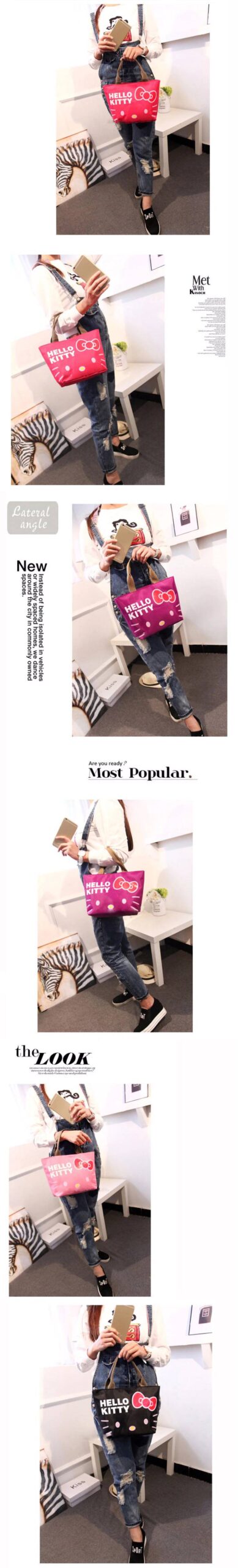 Hello Kitty Cosmetic/ Travel Wrist Handbag For Women