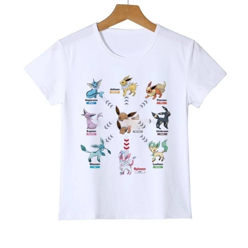 Pikachu Pokemon Cartoon Style Casual T-Shirt