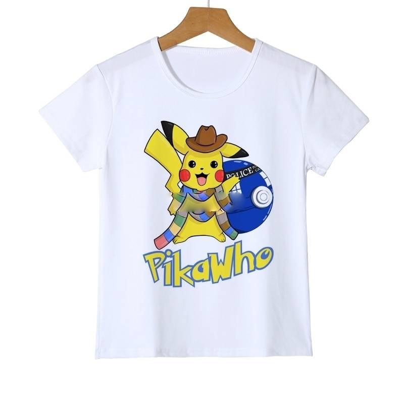 Pikachu Pokemon Cartoon Style Casual T-Shirt