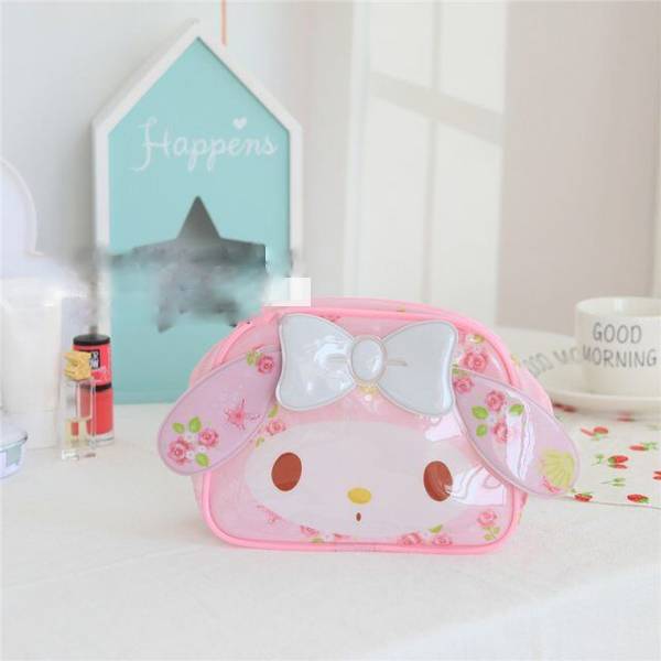 Hello Kitty My Melody Sanrio Cinnamoroll Cosmetic Waterproof Travel Storage Makeup Bag