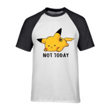 Kawaii-Pikachu-Not-Today-T-Shirt-Men-Cartoon-Pokeb