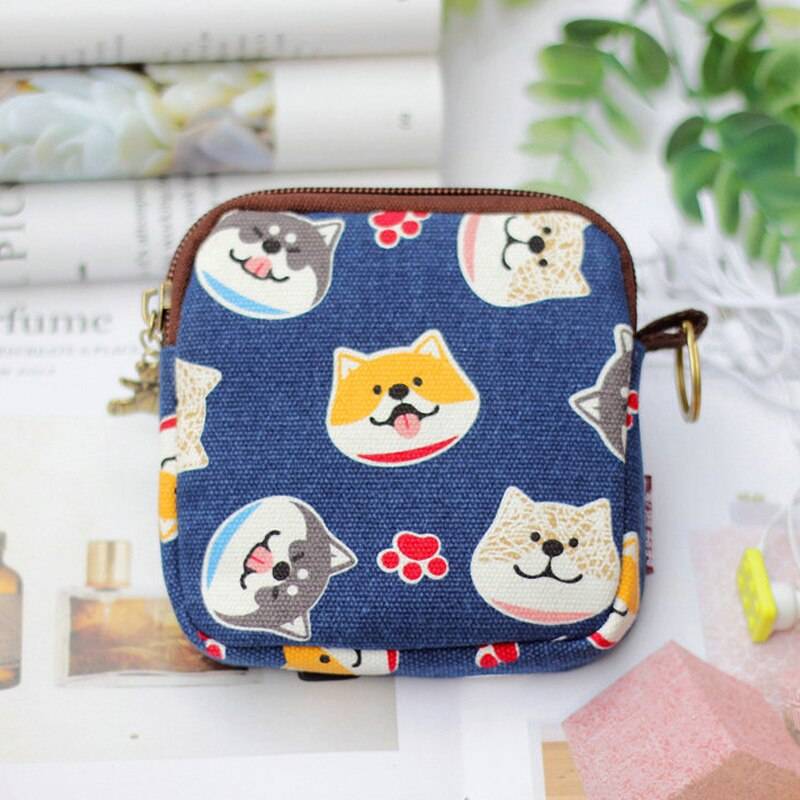 Kawaii Shiba Inu Design Mini Coin Purses