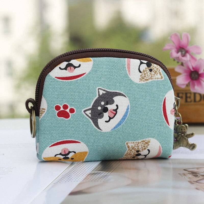 Kawaii Shiba Inu Design Mini Coin Purses