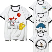 Pokemon-Pikachu-T-Shirt-Men-women-Fashion-Funny-Ca