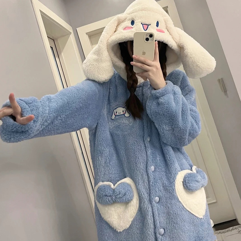 Cinnamoroll My Melody Bath Robe Sleepwear Pattern Costume
