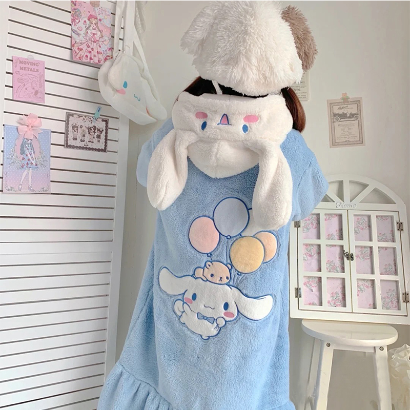 Cinnamoroll My Melody Bath Robe Sleepwear Pattern Costume