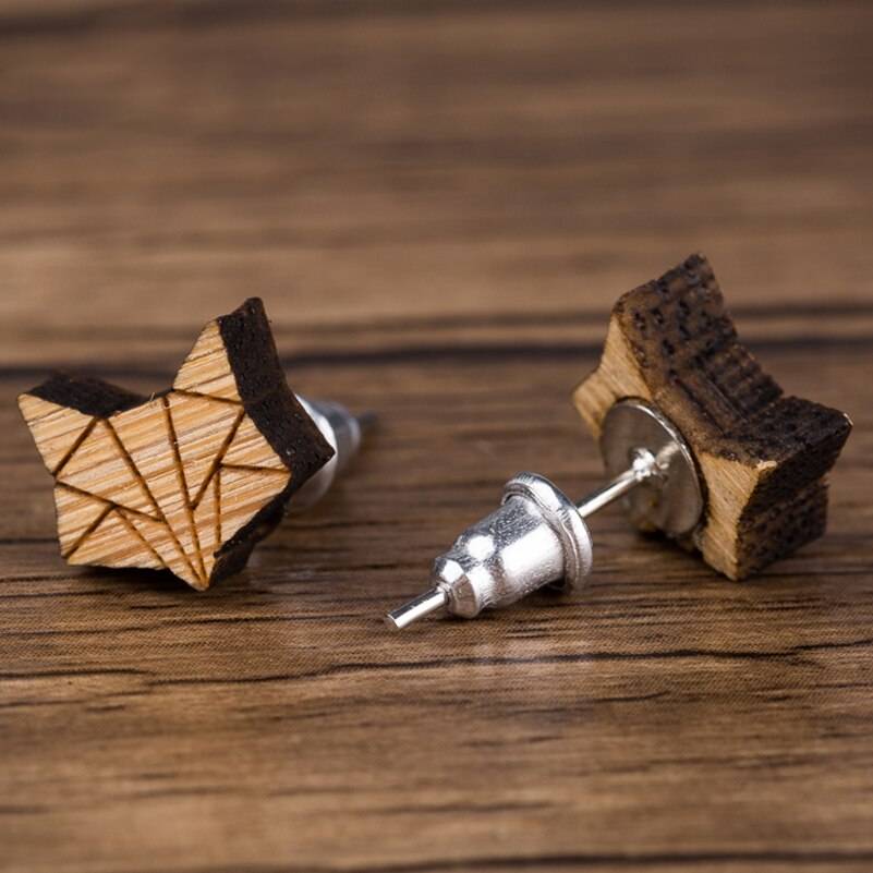 Shuangshuo Little Fox Head Stud For Women