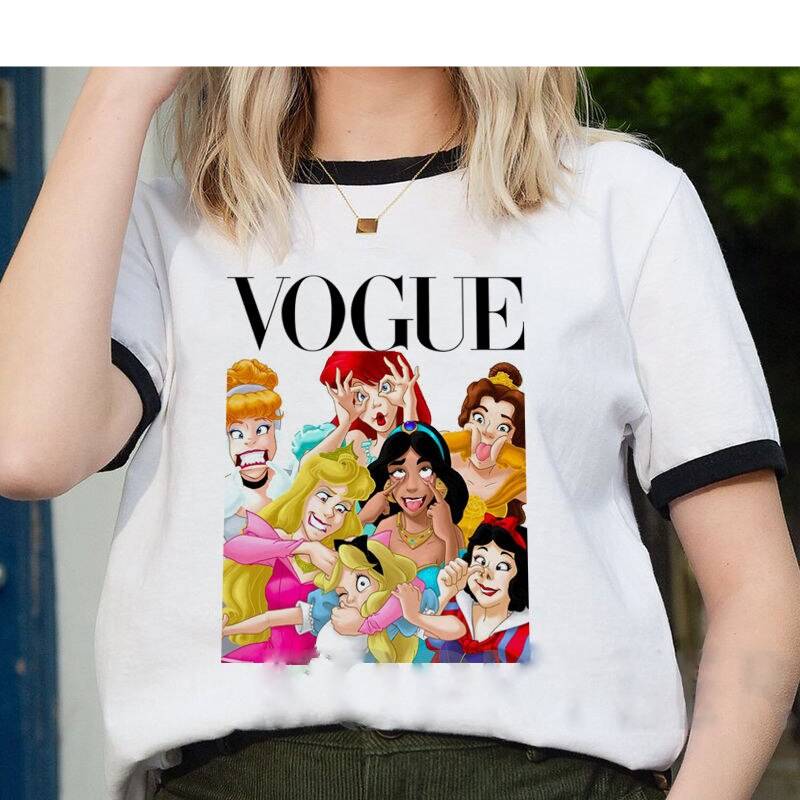 Princess Pose Printed T -Shirt For Women