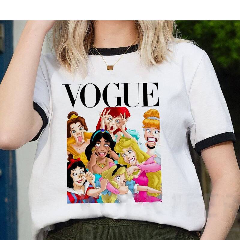 Princess Pose Printed T -Shirt For Women