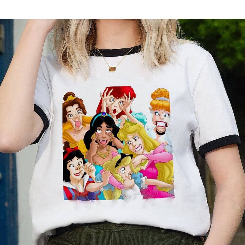 Princess Pose Printed T -Shirt For Women