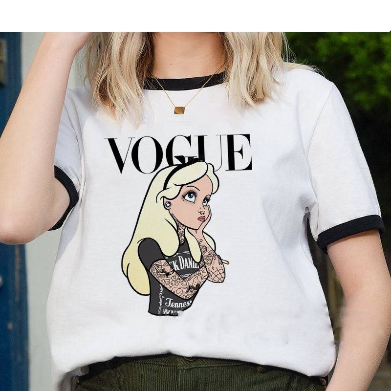 Princess Pose Printed T -Shirt For Women