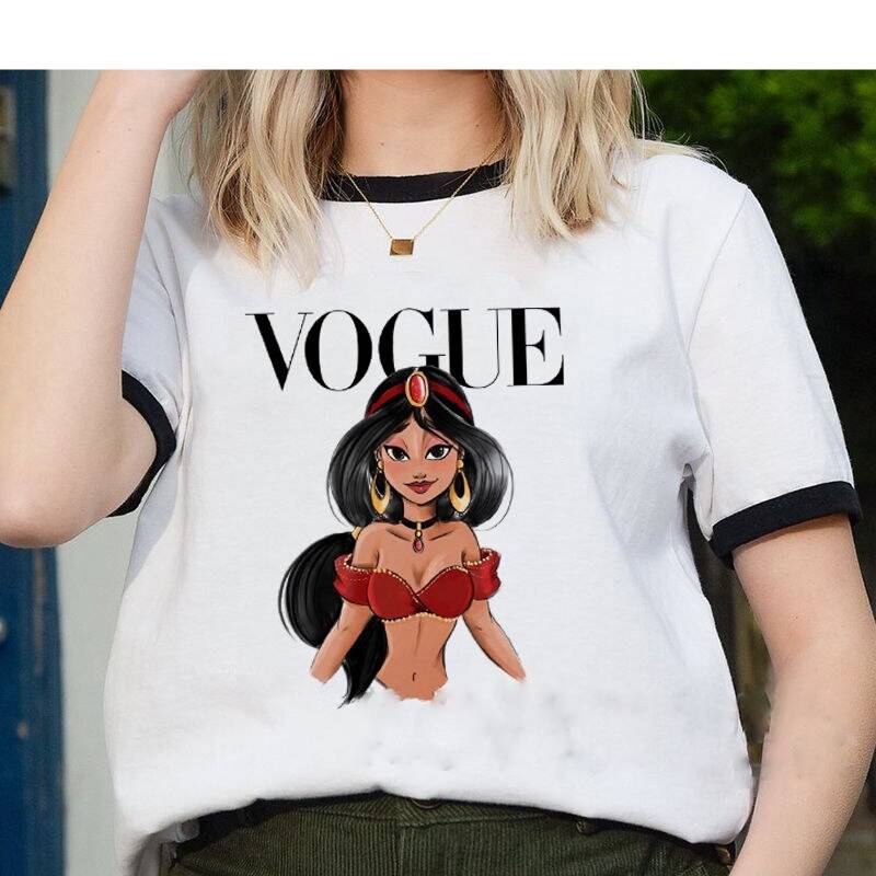 Princess Pose Printed T -Shirt For Women