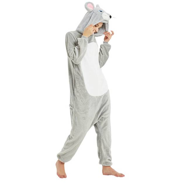 Kigurumi Onesie Mouse Pajama Sleepwear