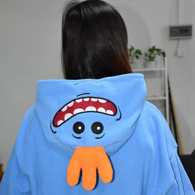 Rick and Morty Mr Meeseeks Cartoon Jumpsuit Kigurumi Onesie Sleepwear