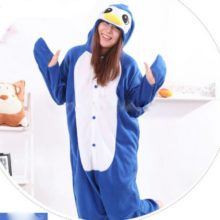 HKSNG-Winter-Adult-Boy-Girl-Animal-Blue-Penguin-Pa