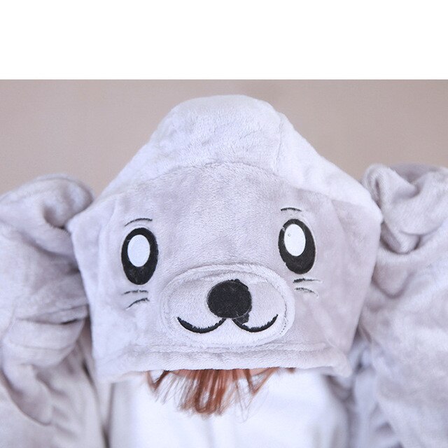 Kigurumi Sea Lion Pajamas Halloween Home Costume