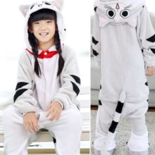 Kigurumi-Unicorn-Children-Pajamas-Sets-Flannel-Ani