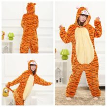 Lion-Kigurumi-Kids-Adult-Onesie-Women-Animal-Costu