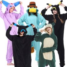PokemonTeddy BearFox Kigurumi Onesies Pajama Costume