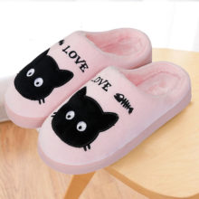 Fluffy Winter Slippers Women Mules Shoes Female Fur Slides House Slipper Cute Cat Prints Ladies Shoes Indoor Zapatos Mujer 44 Fluffy Winter Slippers Women Mules Shoes Female Fur Slides House Slipper Cute Cat Prints Ladies Shoes Indoor Zapatos Mujer 44