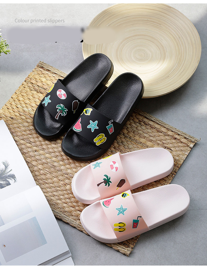 Flamingo Cartoon Flip Flops Non-Slip Slipper