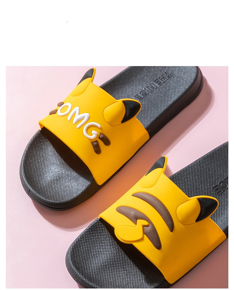 Pikachu Casual Bathroom Indoor Non-Slip Slipper