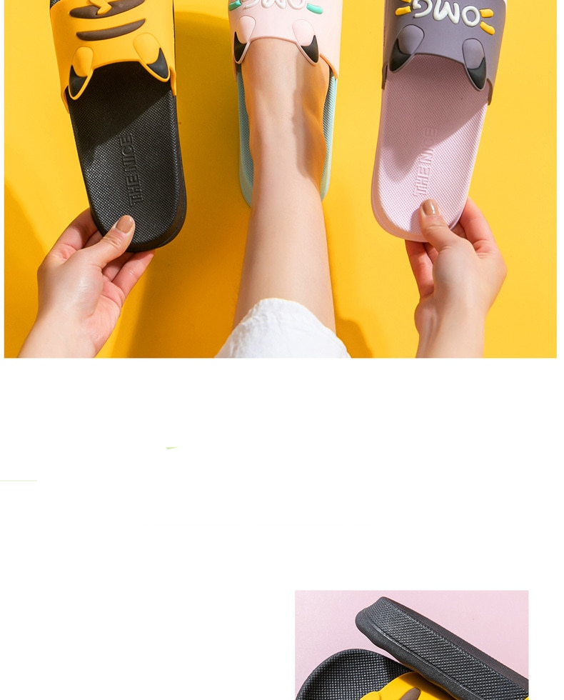 Pikachu Casual Bathroom Indoor Non-Slip Slipper