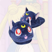 Animal Kigurumis Slippers Cartoon Blue Cat Slipper Anime Sailor Luna Moon Adult Unisex Cute Shoes Winter Festival Party Home Wea Animal Kigurumis Slippers Cartoon Blue Cat Slipper Anime Sailor Luna Moon Adult Unisex Cute Shoes Winter Festival Party Home Wea