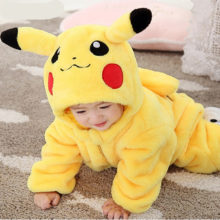 Pijama Pokemon Pika Onesie Baby Girl Boy Romper Cartoon Newborn Jumpsuit funny cute Pajama Zipper Kid Party Costume Pijama Pokemon Pika Onesie Baby Girl Boy Romper Cartoon Newborn Jumpsuit funny cute Pajama Zipper Kid Party Costume