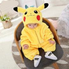 Pijama Pokemon Pika Onesie Baby Girl Boy Romper Cartoon Newborn Jumpsuit funny cute Pajama Zipper Kid Party Costume Pijama Pokemon Pika Onesie Baby Girl Boy Romper Cartoon Newborn Jumpsuit funny cute Pajama Zipper Kid Party Costume
