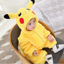 Pijama Pokemon Pika Onesie Baby Girl Boy Romper Cartoon Newborn Jumpsuit funny cute Pajama Zipper Kid Party Costume Pijama Pokemon Pika Onesie Baby Girl Boy Romper Cartoon Newborn Jumpsuit funny cute Pajama Zipper Kid Party Costume