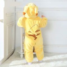 Anime Pokemon Pikachu Onesie Baby Onesie Newborn Boy Girl Romper Winter Warm Clothes Infant Cute Pajama Zipper Kid Party Costume Anime Pokemon Pikachu Onesie Baby Onesie Newborn Boy Girl Romper Winter Warm Clothes Infant Cute Pajama Zipper Kid Party Costume