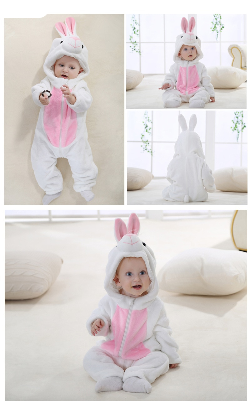 Cartoon Rabbit/Panda Pajamas Kigurumi Jumpsuit Costume