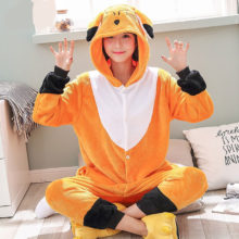 Fox Onesie Animal Kigurumis Flannel Adult Women Girl Orange Cute Pajama Winter Overall Holiday Party Jumpsuit Cartoon Sleep Wear Fox Onesie Animal Kigurumis Flannel Adult Women Girl Orange Cute Pajama Winter Overall Holiday Party Jumpsuit Cartoon Sleep Wear