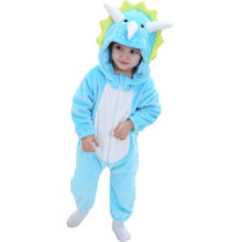 Animal Triceratops Kigurumis Baby Kid Onesie Blue Dinosaur Cosplay Costume Flannel Warm Funny Cute Sleep Jumpsuit Fancy Pajama Animal Triceratops Kigurumis Baby Kid Onesie Blue Dinosaur Cosplay Costume Flannel Warm Funny Cute Sleep Jumpsuit Fancy Pajama