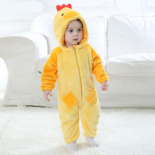Lovely Yellow Chick Kigurumis Baby Cosplay Costume Child Winter Warm Soft Flannel Animal Onesie Boy Girl Romper Funny Fancy Lovely Yellow Chick Kigurumis Baby Cosplay Costume Child Winter Warm Soft Flannel Animal Onesie Boy Girl Romper Funny Fancy