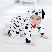 Baby Boys Girls Onesie Dalmatians Spotty Dog Cosplay Costume Flannel Warm Black White Cute Animal Kigurumis Kids Jumpsuit Pajama Baby Boys Girls Onesie Dalmatians Spotty Dog Cosplay Costume Flannel Warm Black White Cute Animal Kigurumis Kids Jumpsuit Pajama