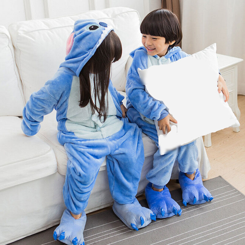 Stitch Cartoon Jumpsuit Kigurumis Onesie Sleepwear