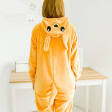 Kangaroo Kigurumis Orange Cartoon Animal Onesie Women Girl Adult Couple Pajama Winter Party Cute Funny Flannel Warm Jumpsuit Kangaroo Kigurumis Orange Cartoon Animal Onesie Women Girl Adult Couple Pajama Winter Party Cute Funny Flannel Warm Jumpsuit