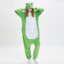 Frog Kigurumis Onesie Animal Cartoon Pajama Adult Women Girl Sleepwear Flannel Soft Warm Winter Overall Festival Party Suit Frog Kigurumis Onesie Animal Cartoon Pajama Adult Women Girl Sleepwear Flannel Soft Warm Winter Overall Festival Party Suit