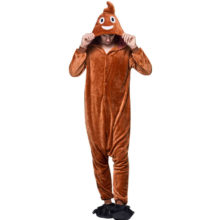Funny Onesie Adult Brown Cartoon Pajama Poo Costume Men Women Overalls Party Suit Winter Flannel Sleepwear Kigurumis Funny Onesie Adult Brown Cartoon Pajama Poo Costume Men Women Overalls Party Suit Winter Flannel Sleepwear Kigurumis
