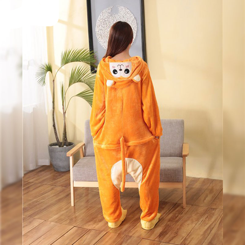 Golden Monkey Kigurumi Onesie Warm Soft Sleep Pajama