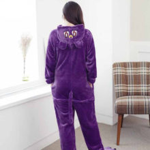 Purple Cat Pajama Cartoon Animal Onesie Adult Women Girl Couple Kigurumis Cute Funny Overalls Home Jumpsuit Festival Pary Suit Purple Cat Pajama Cartoon Animal Onesie Adult Women Girl Couple Kigurumis Cute Funny Overalls Home Jumpsuit Festival Pary Suit